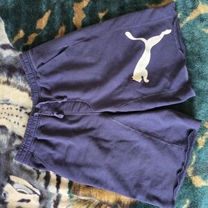 Puma Purple Shorts with Logo